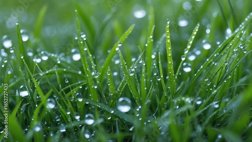 Detailed view of dew-covere...