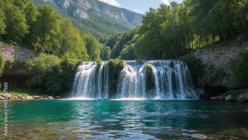 Spectacular Cascade Views in Southeastern Europe