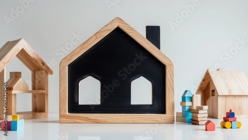 White background with a hom...