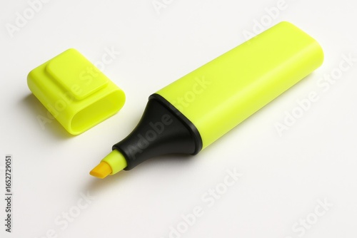 Isolated highlighter on a p...