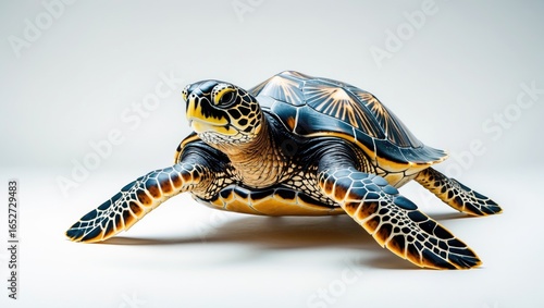 Hawksbill Sea Turtle displa...