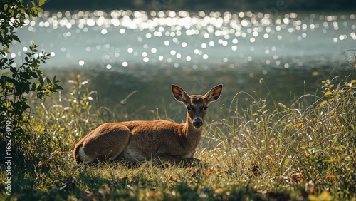 Image capturing a peaceful ...