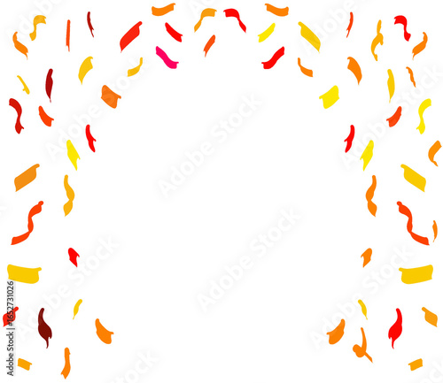 colorful confetti border