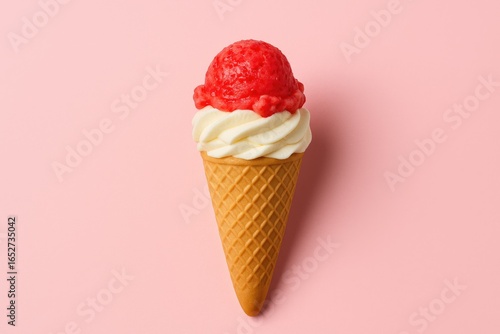 Sweet treat featuring a str...