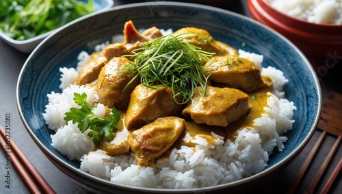 Homemade Japanese curry pai...