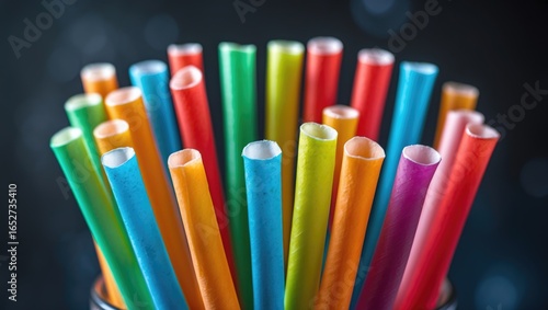 Close-up of rainbow-hued st...