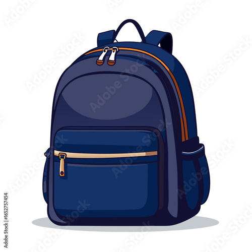 blue school bag