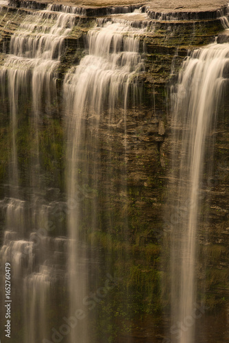 Scenic Waterfall in Letchworth State Park, New York