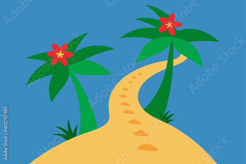 palm tree on a beach