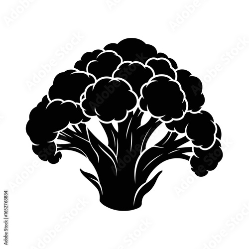 broccoli silhouette highresolution transparent background image