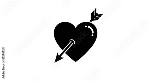 download transparent heart with arrow perfect for valentines designs