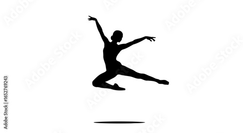 elegant ballerina silhouette transparent background for design projects