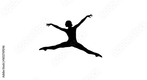 elegant ballerina silhouette transparent background for design projects