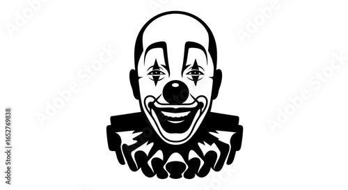 happy clown face transparent png for design projects