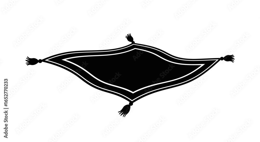 Obraz premium magical flying carpet transparent png for design projects