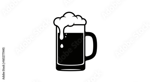 transparent background beer mug isolated vector illustration for design projects