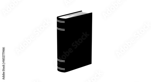 transparent background book icon isolated silhouette for design projects