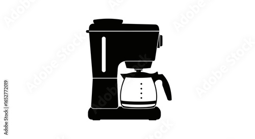 transparent background coffee maker icon isolated vector for website design