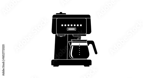 transparent background coffee maker icon isolated vector illustration for design projects