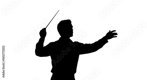 transparent background conductor silhouette isolated vector for design projects