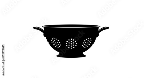 transparent background colander isolated vector illustration for design projects