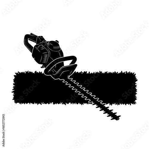 transparent background hedge trimmer illustration perfect for landscaping designs