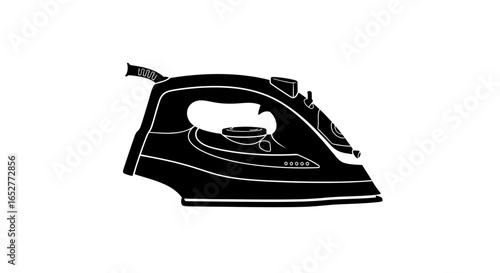 transparent background iron icon isolated silhouette for design projects