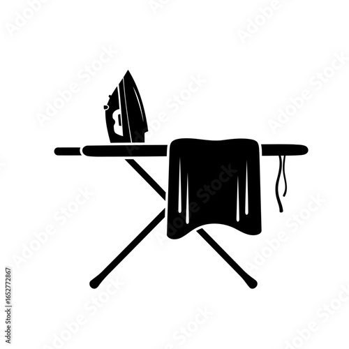 transparent background ironing board icon isolated vector illustration for design projects