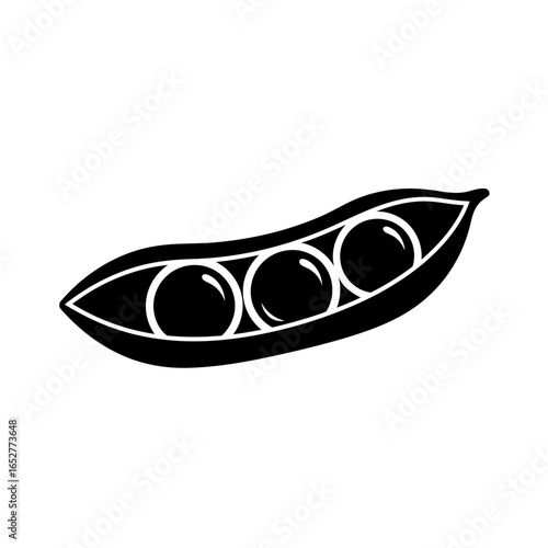 transparent background pea pod isolated vector illustration for design projects