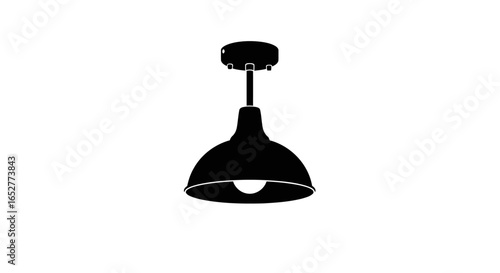 transparent background pendant lamp isolated vector illustration for design projects