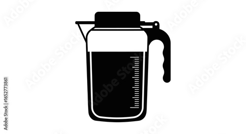 transparent background pitcher illustration isolated measuring jug for design projects