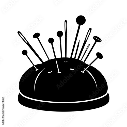 transparent background pincushion isolated vector illustration for crafts