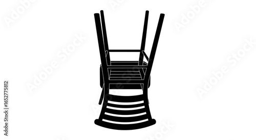 transparent rocking chair clipart isolated vector for design projects