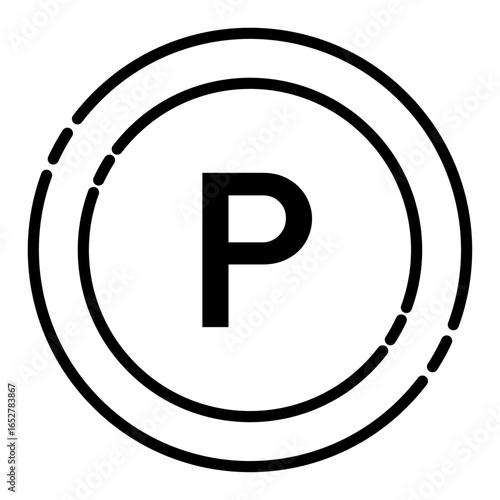 ポイントコインアイコン イラスト シンプル ベクター素材 モノクロ