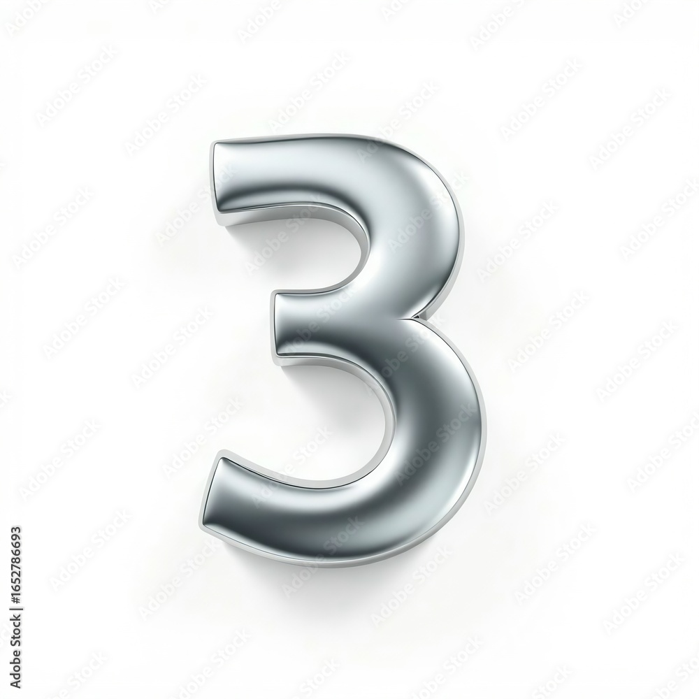 Naklejka premium Unlock the secrets hidden within the number three: a journey into numerology