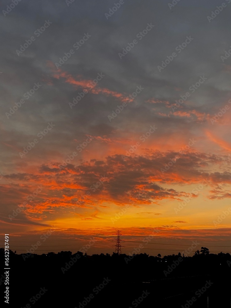 Obraz premium sunset 