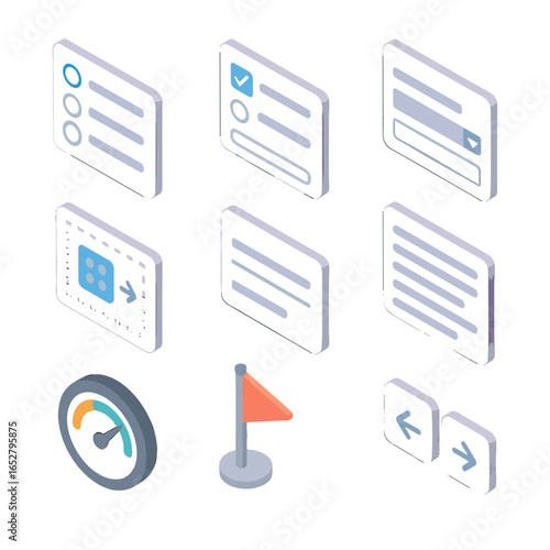 Navigation test vector checkbox essay icon online card field indicator score