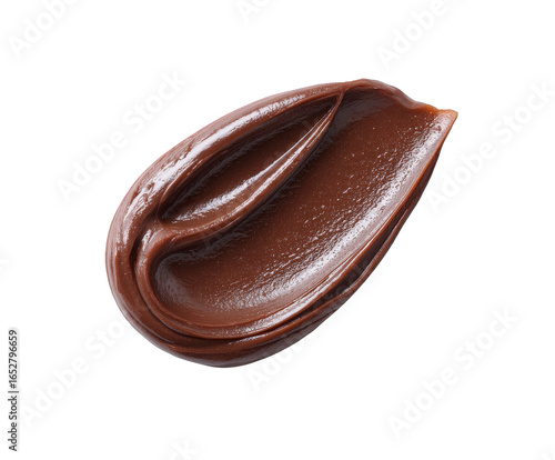 Rich smooth chocolate spread texture swirl perfect for decadent desserts and sweet treats advertising