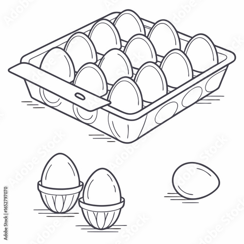 eggs in a box