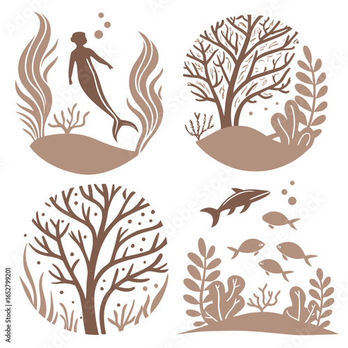 Abstract Nature Icons