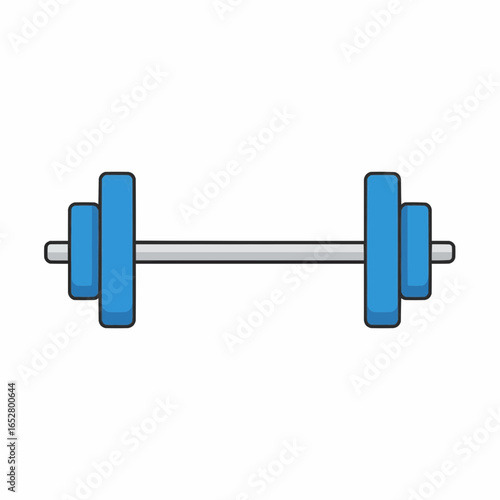 dumbbell isolated on white