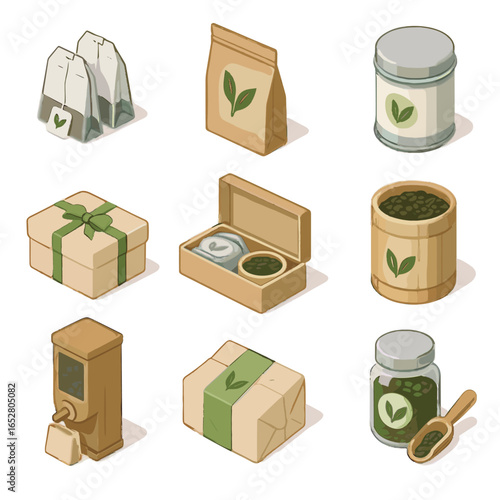 Pouches packaging station tea vector custom recyclable icon tins wrap icons paper