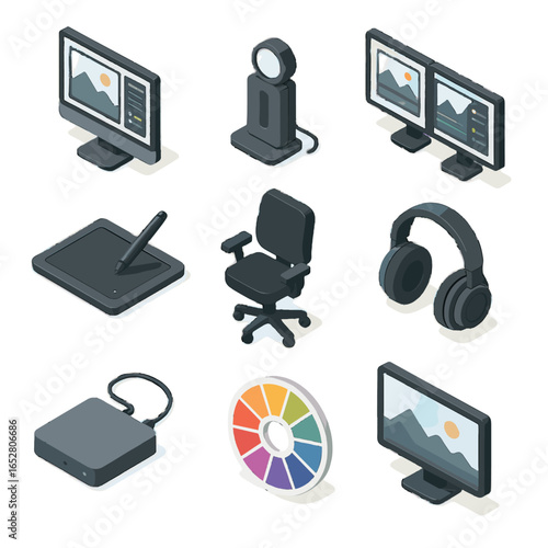 Tools external editing color icon vector monitors photo tablet wheel preview tool