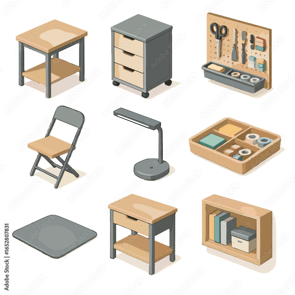 furniture icon set
