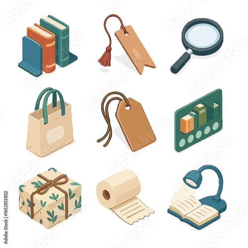 Card vector icon tag icons wrap tote bookshop bag glass accessories price