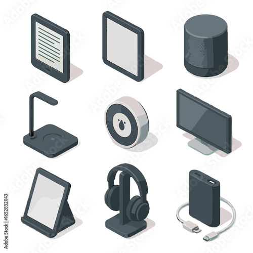 Display tablet charger power icon vector lounge bank wireless stand tech dock