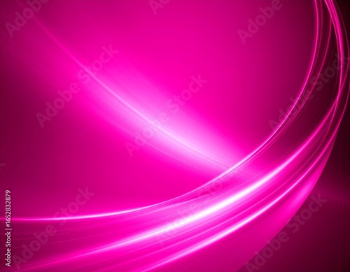 Abstract fuchsia background with flowing lines