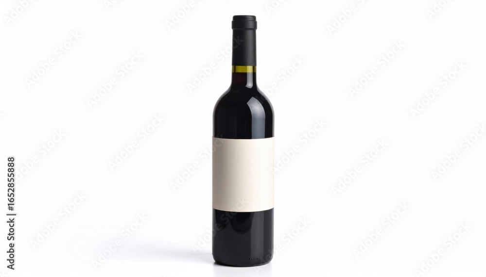 custom made wallpaper toronto digitalElegant Bottle of Wine Featuring a Simple White Label Set Against a Rustic Wooden Table Background