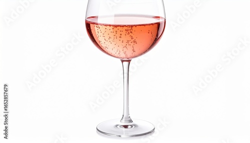 Wallpaper Mural Elegant Glass of Red Wine on Pure White Background Showcasing Rich Color and Refined Sophistication Torontodigital.ca