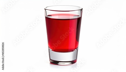 Wallpaper Mural Elegant Glass of Red Wine Isolated on a Bright White Background Showcasing Rich Color and Texture Torontodigital.ca